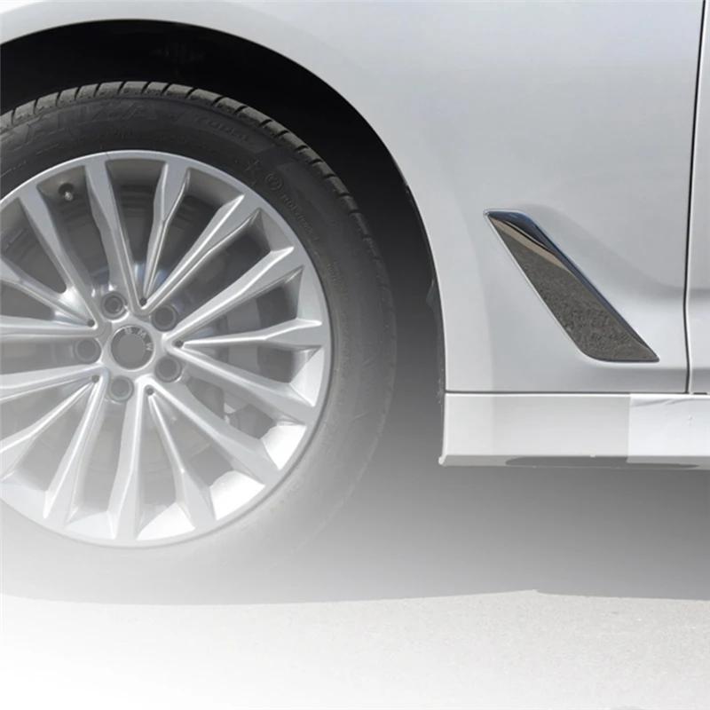 1Pair Car Body Fender Trim Strip for BMW 5 Series G30 G31 G38 2018- 51137349593 51137349594 Side Air Vent Cover