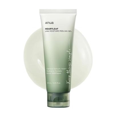 ANUA Heartleaf LHA Moisture Peeling Gel 120ml - Exfoliating Gommage for Pores & Blackhead Care, Sensitive, Korean Skincare, Official Product