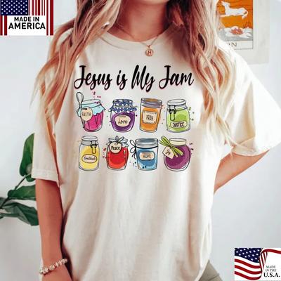 Jesus Is My Jam Shirt Christian Love Gift Beautiful Graphic Tee Unisex T-Shirt