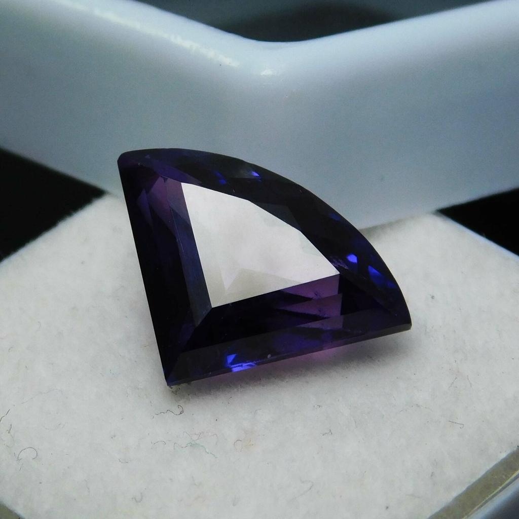 Natural Purple Tanzanite Loose Gemstone Extremely 6.20 Ct Fancy for Jewelry Making and Crafts