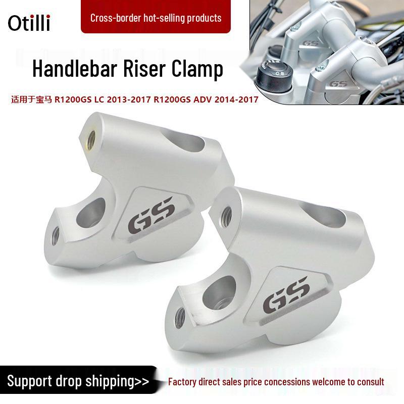 BMW R1200GS LC/ADV Motorcycle Handlebar Riser Clamp Extension