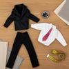 Boneco Masculino Smoking Roupa Completa Casaco Camisa Calças para Festas