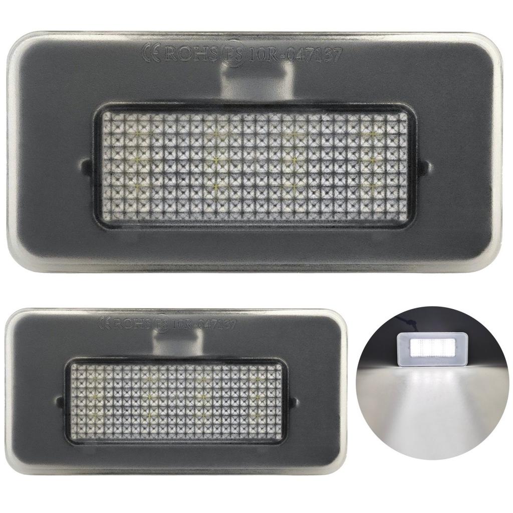 Tesla model S, X, lampki tablicy rejestracyjnej LED 500lm, 2szt Off-Road