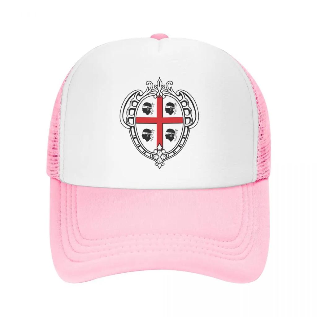 Custom Punk Coat Of Arms Of Sardinia Flag Baseball Cap Adjustable Italy Sardegna Trucker Hat PerforUnisexce Snapback Dad Hat