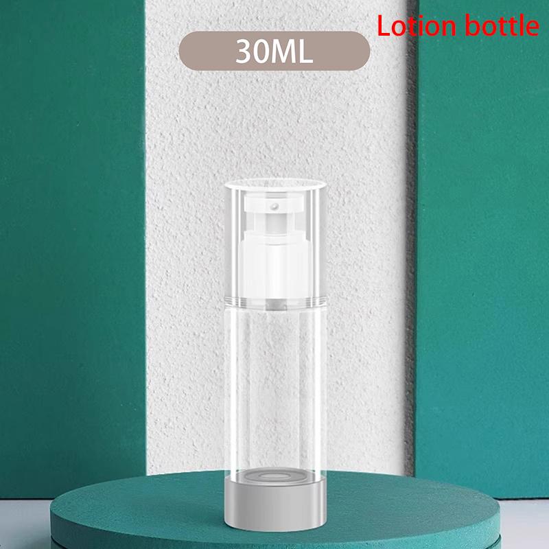 Clear Airless Pump Bottles – 15ml To 100ml, Travel-Friendly Containers for Creams, Gels, and Lotions