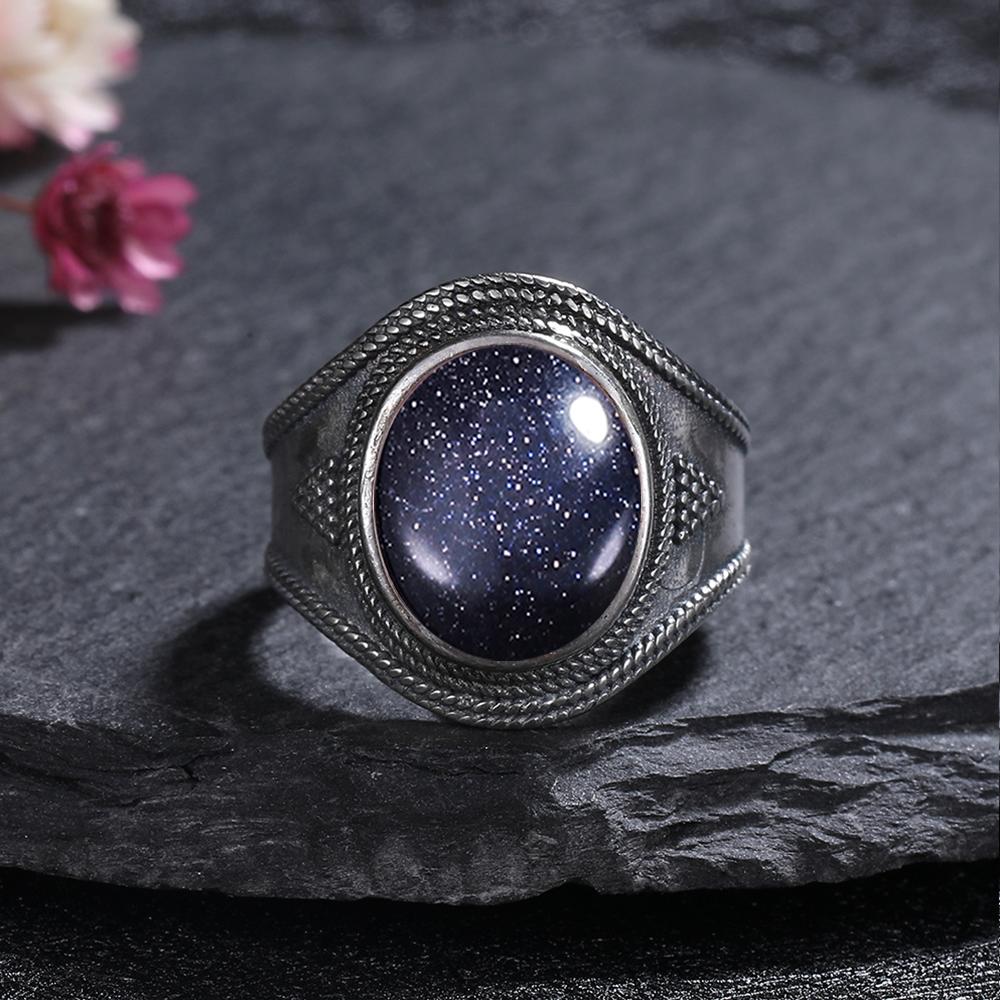 Vintage Purple Charoite Ring for Women Men Antique CopperPlated Engraved Oval Natural Stone Ring,Band Party Gift for Her Him