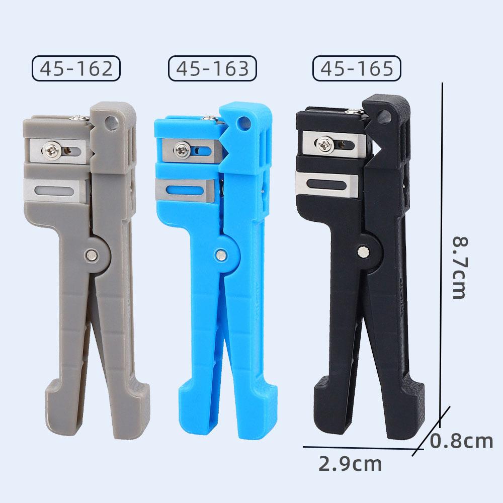 1/3pcs 45-162 45-163 45-165 Fiber Cable Ribbon Stripper Adjustable Cable Slitter For 0~3.2mm/3.2~5.6mm/4.8~7.9mm Manual Tools