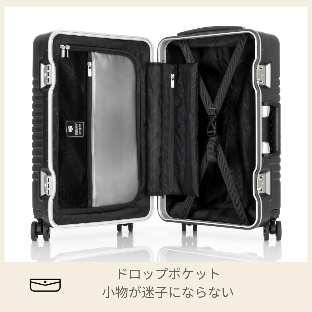 Suitcase Intersect Spinner FR allowed Warranty included 34L 55 cm Black [Samsonite] 55/20 Carry-on 3.3kg