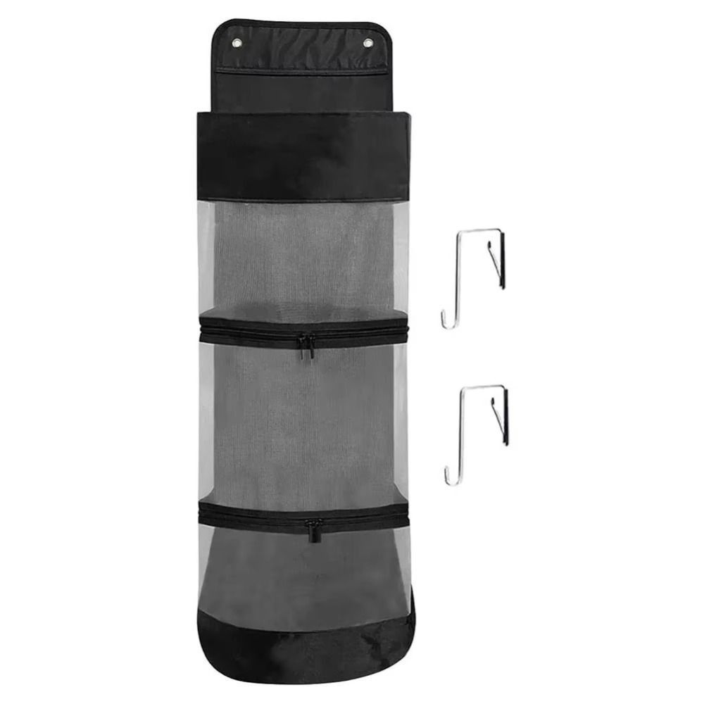 Door Rear Ball Storage Container Metal Hooks Football Storage Basket  Tennis Pickleball