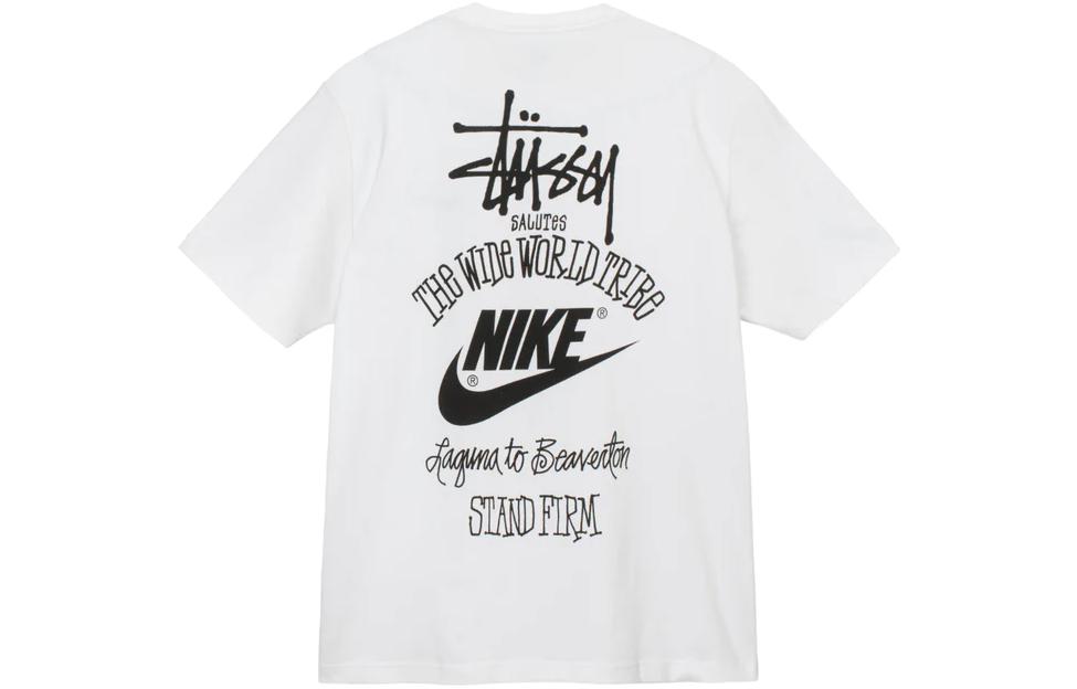Nike X Stussy The Wide World Tribe T Shirt Asia Sizing White|L
