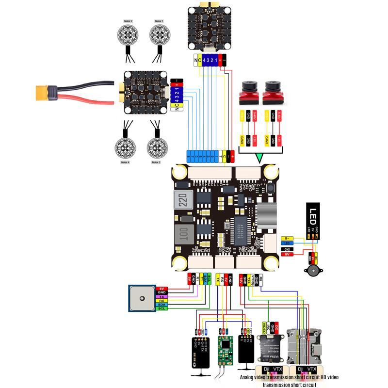 Guard Sword Tech H743 FPV Flight Stack