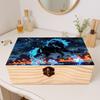 5D DIY Diamond Art Wooden Handmade Storage Box Crystal Mosaic Storage Container Crystal Storage Case Kit for Desktop Diamond Art
