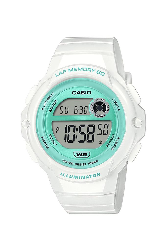 Casio Collection LWS-1200H-7A3JF Women's Watch, White/Green