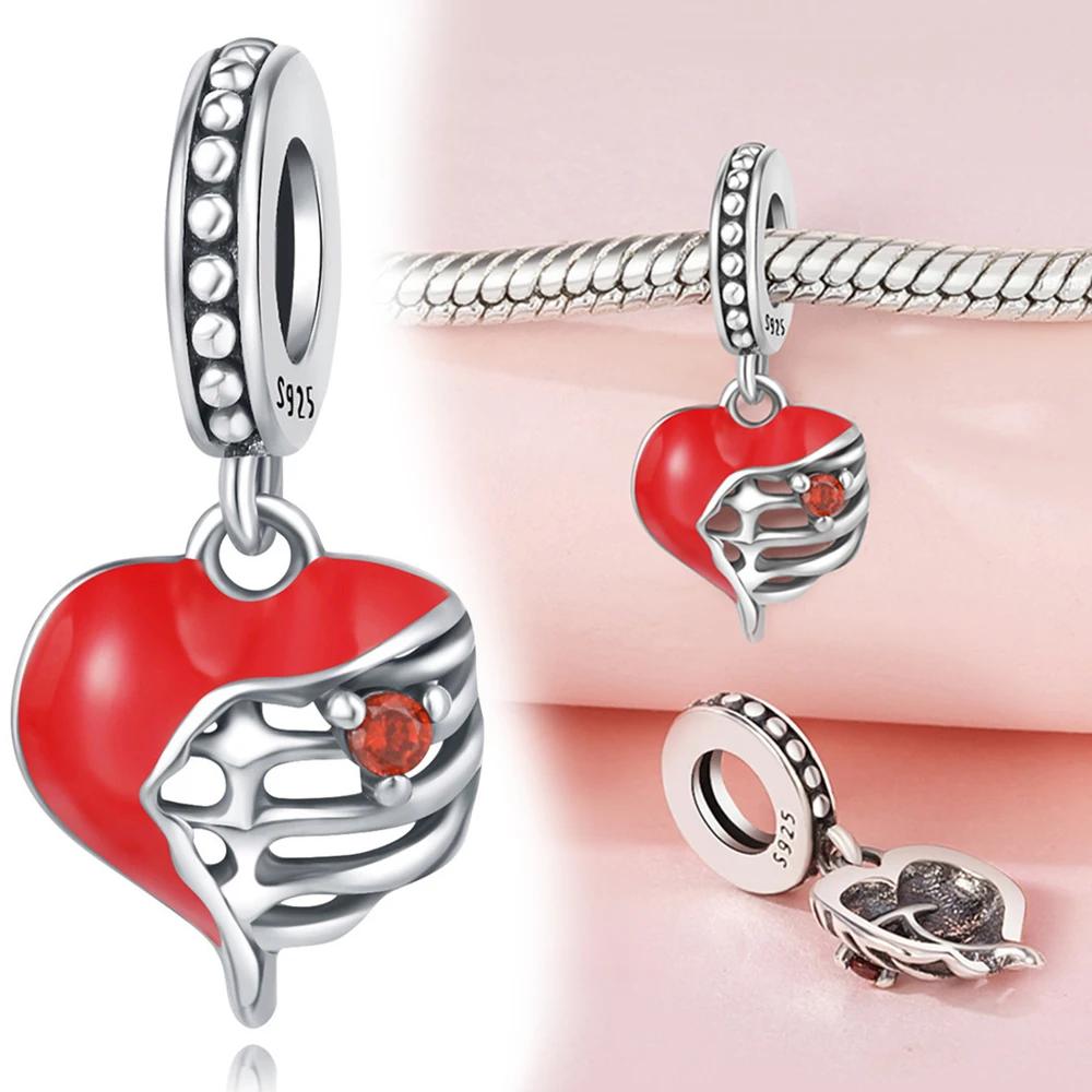 Copper Healthy Teeth Toothbrush Charm Pendant Beads Fit Charms Original Bracelet For Women Jewelry Making