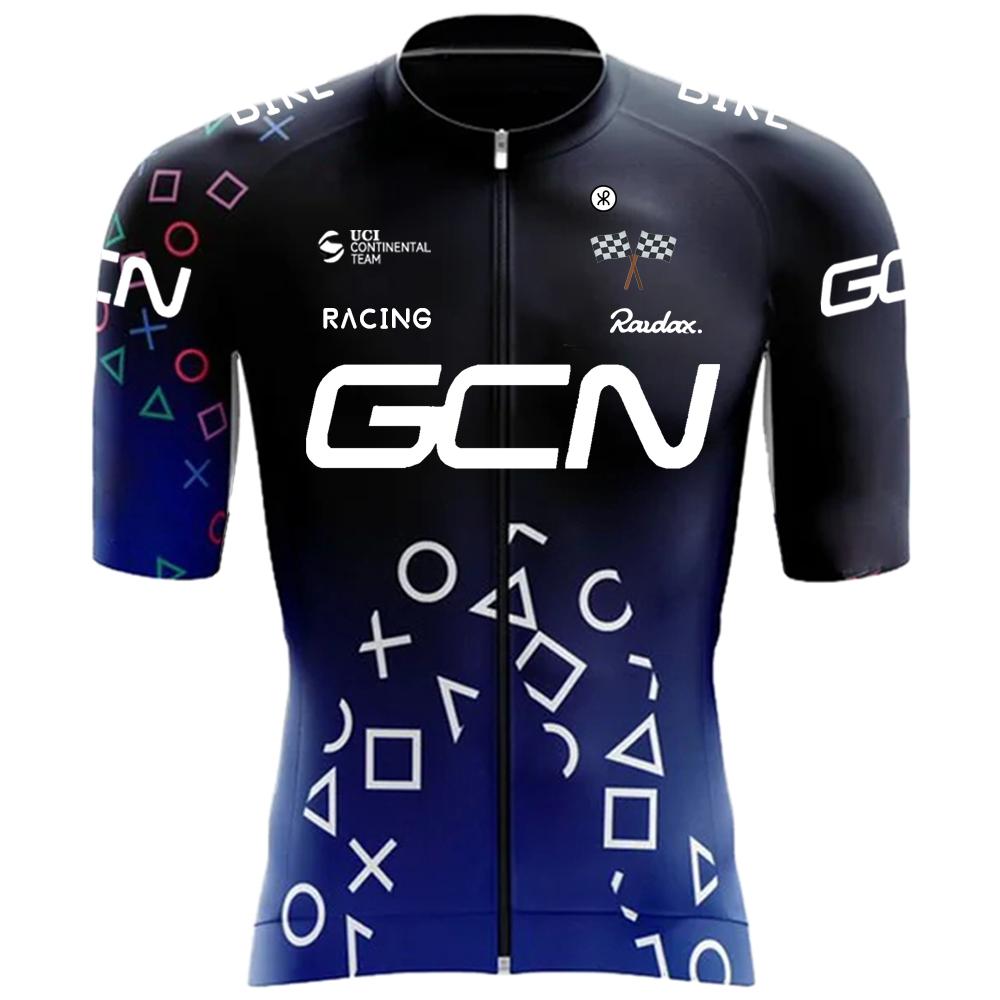 

2026 RAUDAX GCN New Bicycle Set for Men s Summer Road Cycling Short Sleeves Cycling Jersey MTB Breathable Cycling Bib Shorts Set S