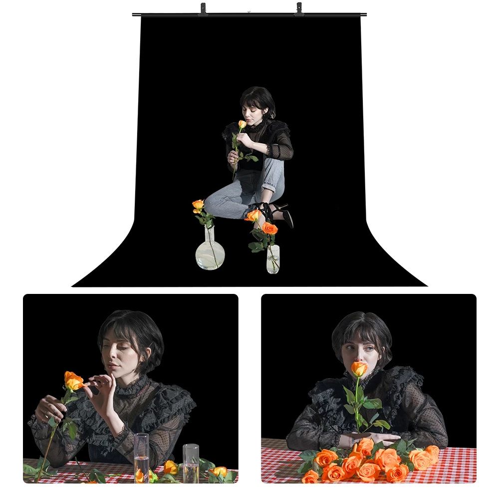 Screen Photo Props Flocking Backdrops Absorb Light Background Backdrop Cloth Photography Background