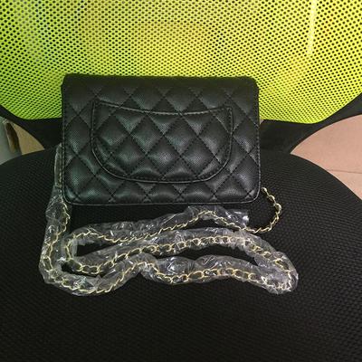 Fashion Diamond Quilted Small Shoulder Bag Designer Chains Caviar Women Crossbody Bags With Logo Branded WOC Handbag Purse
