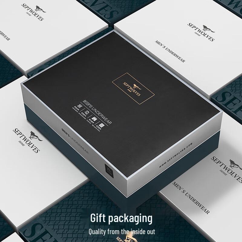 Septwolves Men's Seamless Mesh Boxer Briefs