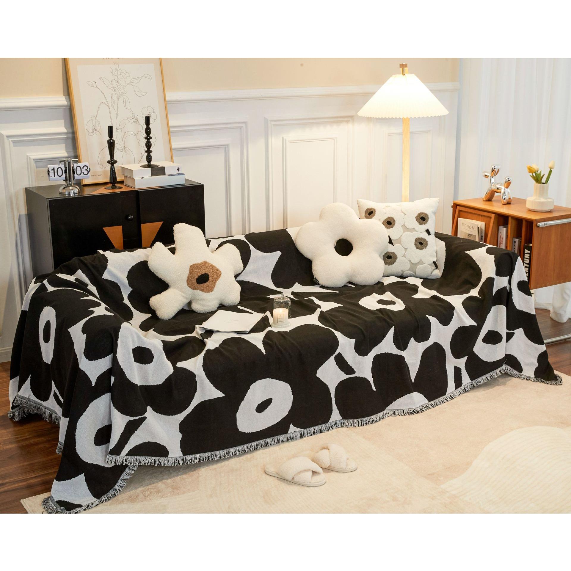 

Чехол для дивана в скандинавском стиле, чехол для дивана, полотенце для дивана SUNFLOWER, покрывало для дивана, повседневное одеяло для пикника 130*180