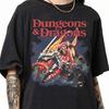 Dungeons and Dragons Comfort Colors Shirt, Vintage D&D Grafik-T-Shirt, Retro Fantasy Gaming Shirt