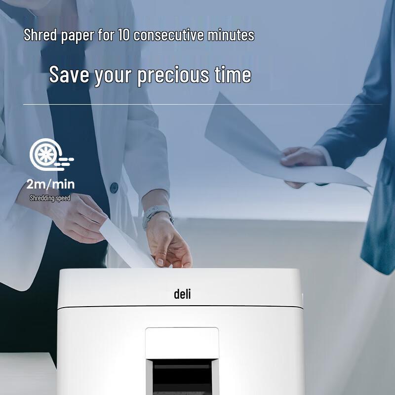 Deli 34251 P-4 Commercial Paper Shredder CN plug (adapter included)