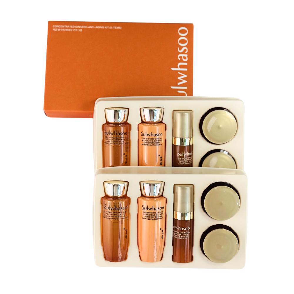 Sulwhasoo Kit anti-âge concentré au ginseng (5 Articles) x 2 Boîte
