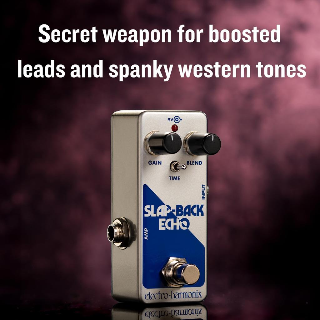 ELECTRO-HARMONIX SLAP-BACK ECHO Slapback Echo Analog Delay Guitar Effect Pedal