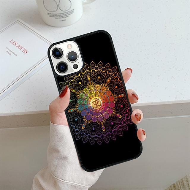 OM Yoga GOA Zen Symbol Phone Case For iPhone 17 Air 14 15 16 16e 13 12 Max Cover For Apple 11 Pro Max Plus Coque
