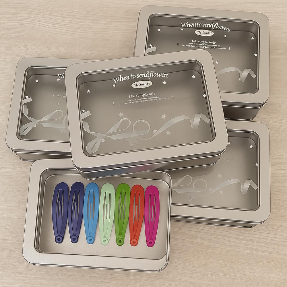 3 шт Серебристый кружевной бант Органайзер для фотокарточек Железный альбом Контейнер для хранения канцелярских товаров 3Pcs 846₽