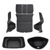 Leather Trunk Mats Fully Surrounded Waterproof Non-Slip Liner Custom Floor mat for Tesla Model Y Juniper 3 Highland 2017 to 2025