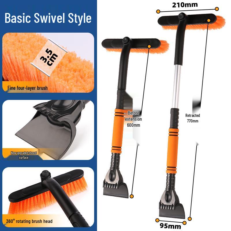 "Multi-Function Car Snow Shovel Brush Defrost Ice Scraper"