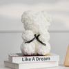 1PC Artificial Flower Eternal Rose Teddy Bear Mother's Day Birthday Valentine's Day Anniversary Gift Home Decoration