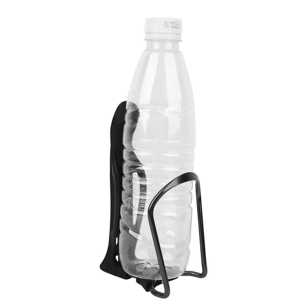 Aluminiumlegierung Verstellbarer Fahrrad-Wasserflaschenhalter Radfahren Fahrrad Fahrrad Halter Zubehör Schwarz