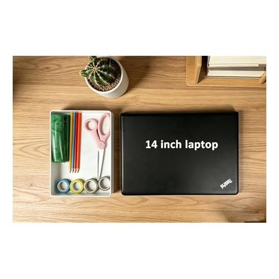 Amazon Basics Accessory Tray, Storage Organizer, Plastic, White, Rectangular, 24cm L x 17cm W x 5cm