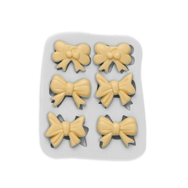 

Silicone Molds DIY Handmade Bowknots Making Supplies Bow-knot Cake Decorating Family Molds Flexible