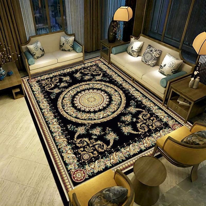 

Ковер в европейском стиле для гостиной, простой кофейный столик, диван, спальня, прикроватный ковер, бытовой ковер большой площади 100 * 160cm