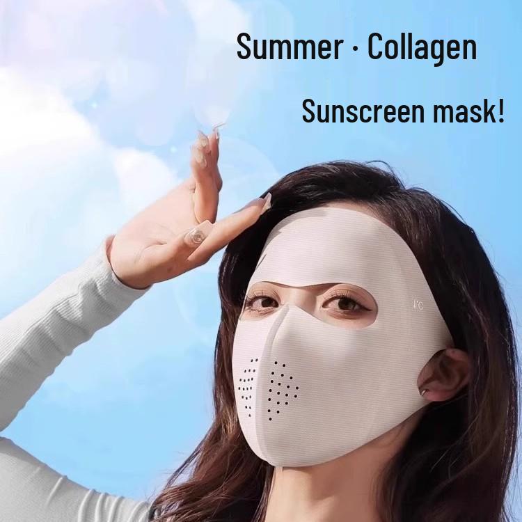 Newcomer Discount: Women's Anti-UV Full Face Sunscreen Mask – 3D Sunshade for Summer