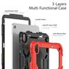 Armor Stand Case Universal for IPad 2025 11" A16 11th 10.9 2022 10th Gen Hybrid Cover with Screen 3-Layers Protection Protector
