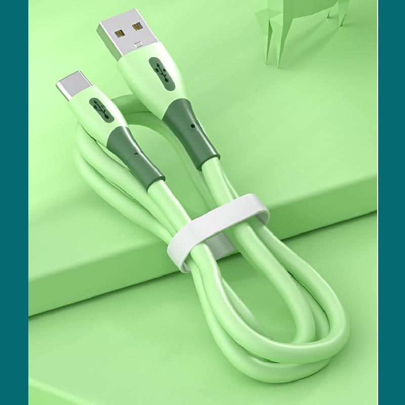 Usb Silicone Liquid Charging Cable For Apple Iphone Android Type C Fast Charging