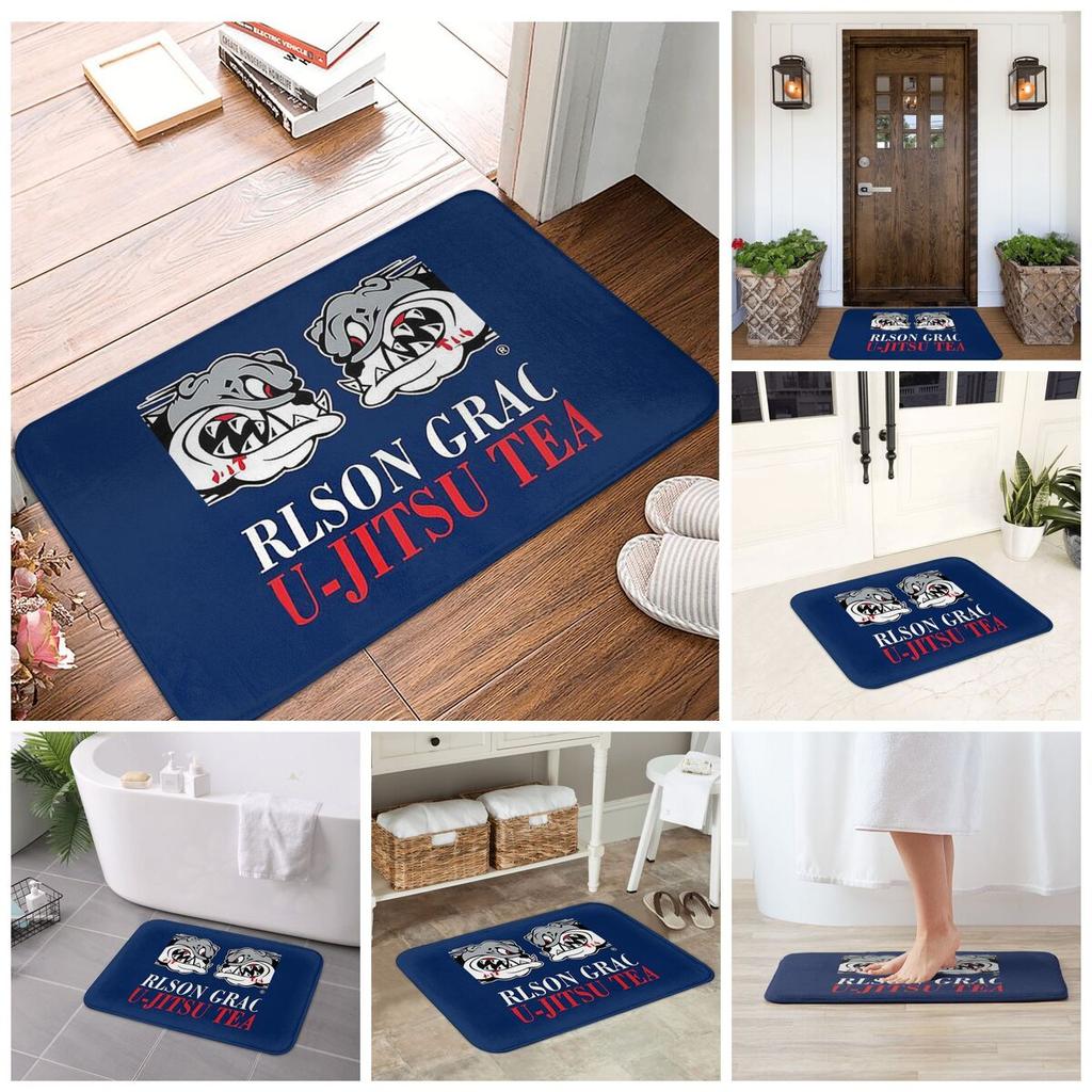 Carlson Gracie Jiu Jitsu Team Doormat Kitchen Entrance Home Floor Mat Anti-slip Carpet Rug for Living room Footpad Mats
