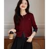 Women's Autumn Color Block Relaxed Fit Knit Sweater