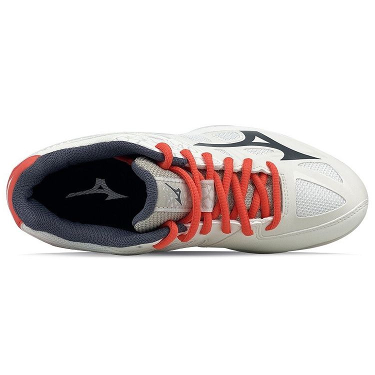 Mizuno Thunder Blade Low Cut Badminton Shoes Women Shoes Gray Red V1GC197055