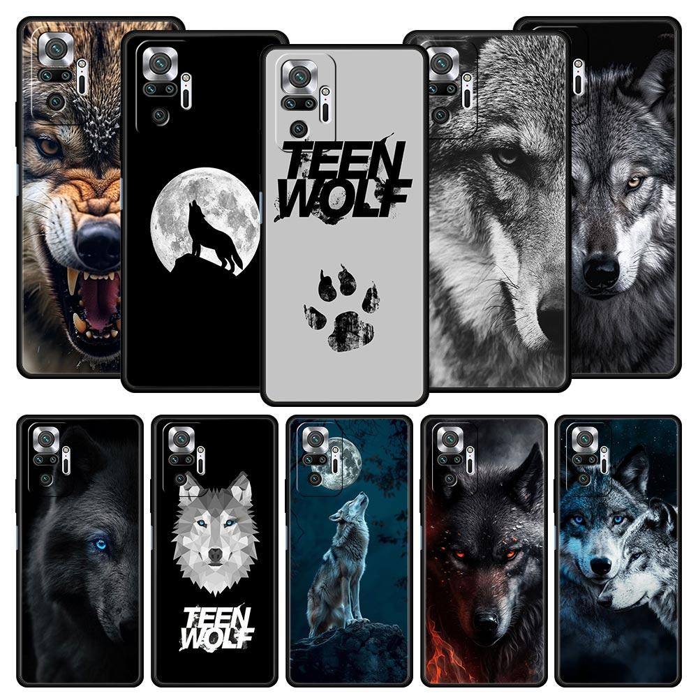 Phone Case For Xiaomi Redmi Note 14 13 12 5G 9S 9 10 11 Pro Plus 4G 9T 14C 13C 12C 10C 9C 9A Soft Cover The Wolf