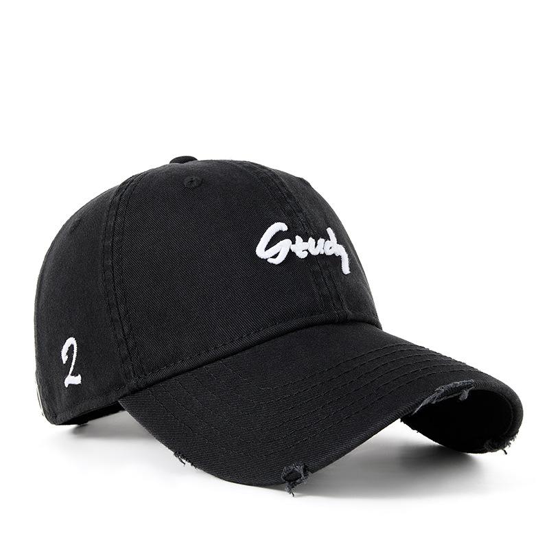 Новая бейсбольная кепка с вымытыми буквами и отверстиями — фото 12