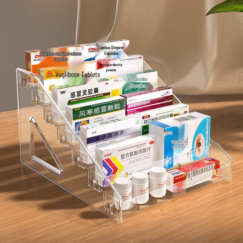 Acrylic Desktop Jewelry & Cosmetics Organizer with Large Capacity