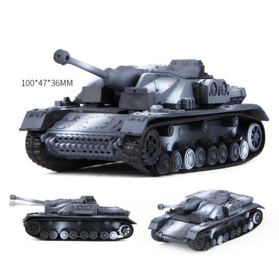 1/72 German Tiger Panther Tank Model DIY Assemly Puzzles Toy Kids Collectible