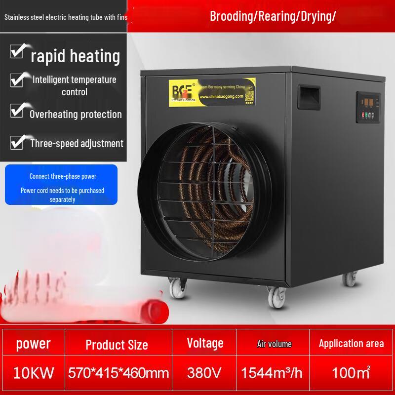 Pro'sKit Industrial Electric Hot Air Fan Heater