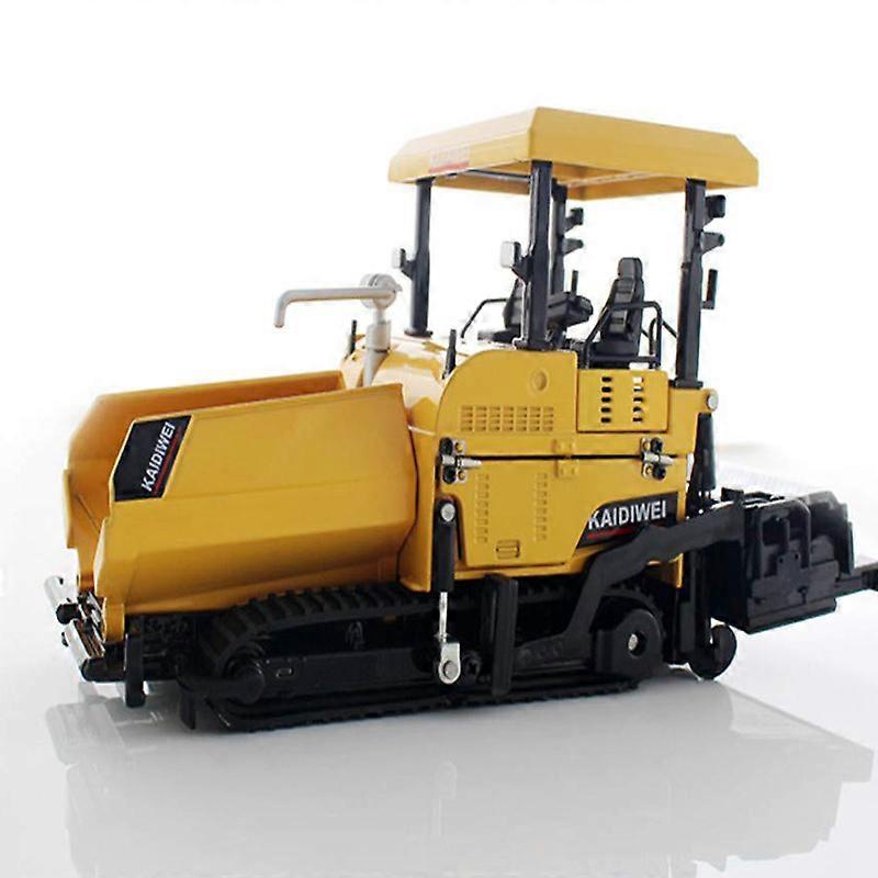 Alloy Paver Machine Highway Construction Truck 1:40,Yellow
