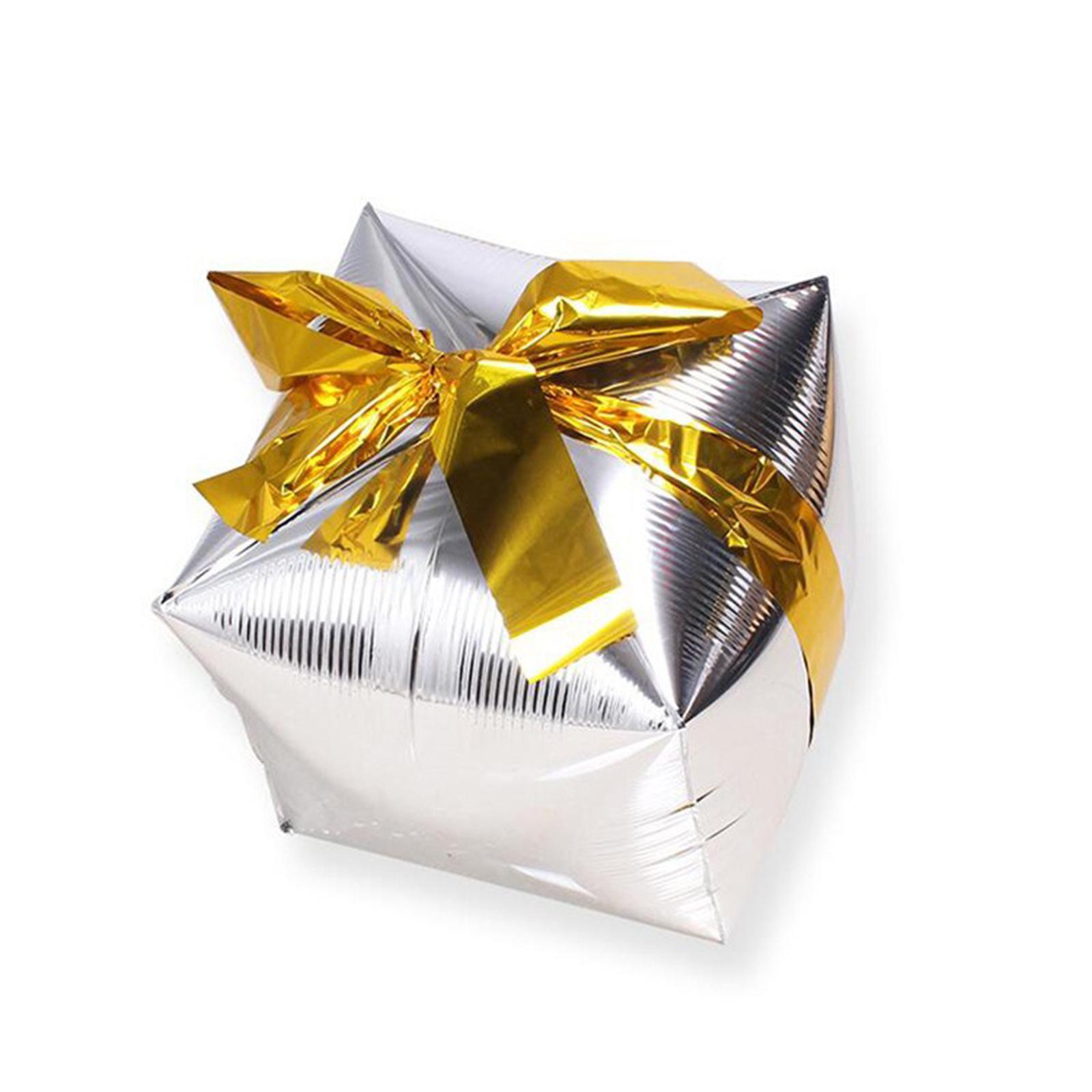 

Christmas Gift Box, Aluminum Foil , Birthday Party Decoration, Shopping Mall Decoration, Gift Box Design, Aluminum Foil One Size