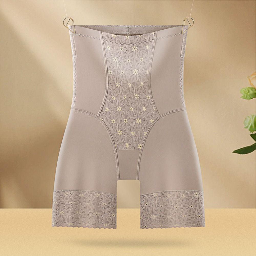 Shapers Tummy Control Underwear Mesh Flower Butt Lifting Briefs Body Shaping Underpants  Women